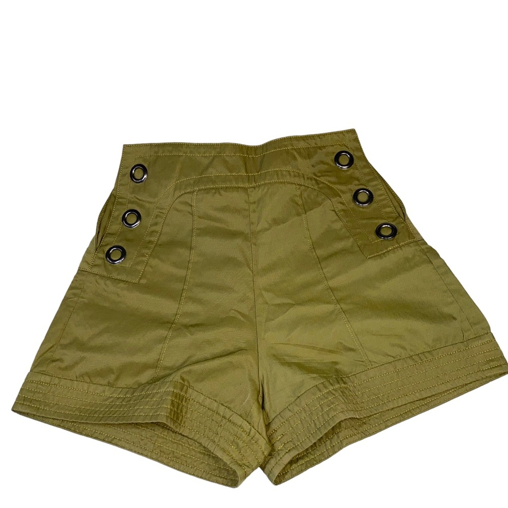 Marissa Webb Khaki Green Mini Shorts